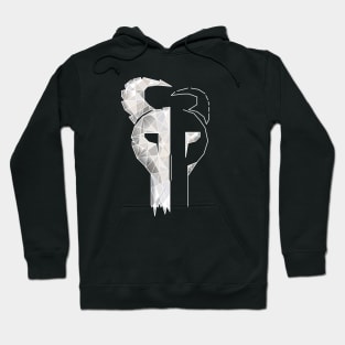 Geometric Omicron Skull Hoodie